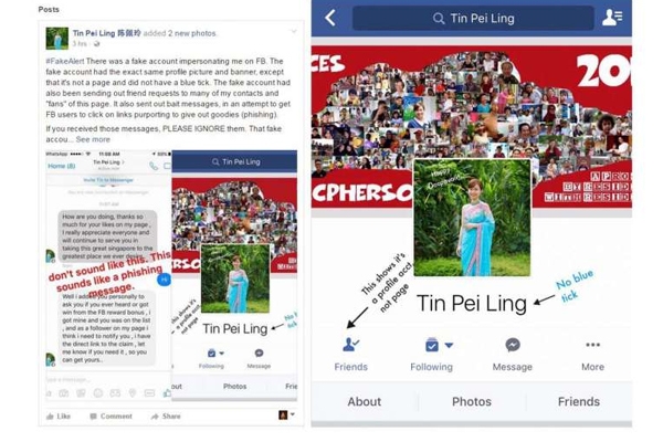 Singapore MPs targeted in Face account scam
